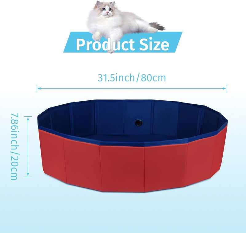 HALAGAS Cat Birthing Box,Whelping Box for Cats, Cat Birthing Nesting Boxs,Whelping Pool,Pet Birth Supplies,Foldable Cates Bath Pool,Convenient Storage, Easy to Clean, Can be Used Indoors or Outdoors - Image 2